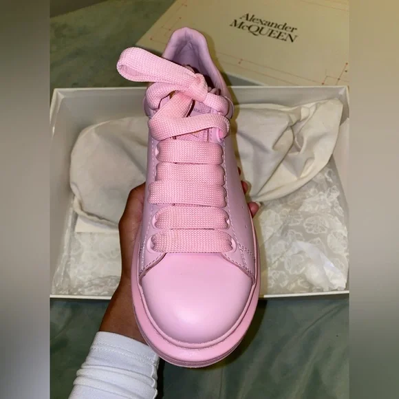 Baby Pink Alexander McQueen sneakers